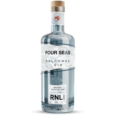 Salcombe Gin ‘Four Seas’ 70cl 40% ABV British Coastal Classic London Dry Gin Supporting the RNLI Vegan 2% Donated to the RNLI Distilled & Crafted in Salcombe, South Devon Salcombe Gin ‘Four Seas’ 70cl 40% ABV British Coastal Classic London Dry Gin Supporting the RNLI Vegan 2% Donated to the RNLI Distilled & Crafted in Salcombe, South Devon