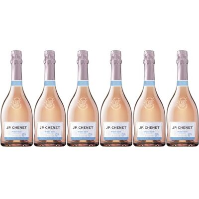 J.P. Chenet JP. Chenet Free Alcohol free Sparkling Rosé Wine Pinot Noir No added flavours, authentic taste Origin : France (6 x 0.75 L) J.P. Chenet JP. Chenet Free Alcohol free Sparkling Rosé Wine Pinot Noir No added flavours, authentic taste Origin : France (6 x 0.75 L)
