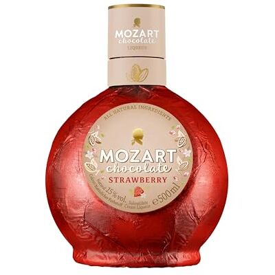 Mozart Strawberry White Chocolate Cream Liqueur 50 cl 15% abv Flavoured Premium Cream Liqueur Notes Of fresh Strawberries, Vanilla And White Chocolate Mozart Strawberry White Chocolate Cream Liqueur 50 cl 15% abv Flavoured Premium Cream Liqueur Notes Of fresh Strawberries, Vanilla And White Chocolate