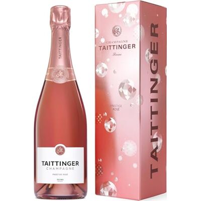 TAITTINGER Brut Prestige Rosé Non Vintage Champagne in Gift Box 75cl TAITTINGER Brut Prestige Rosé Non Vintage Champagne in Gift Box 75cl