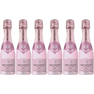 Brut Dargent Ice Rosé Pinot Noir, Sparkling Rosé Wine, Medium-dry (6 x 0.2 L) Brut Dargent Ice Rosé Pinot Noir, Sparkling Rosé Wine, Medium-dry (6 x 0.2 L)