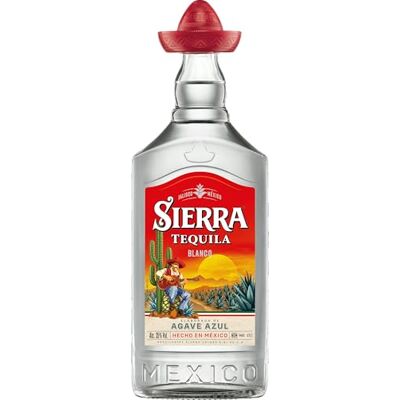 Sierra Tequila, Blanco Tequila 70 cl 35% ABV Perfect for a Cocktail Sierra Tequila, Blanco Tequila 70 cl 35% ABV Perfect for a Cocktail