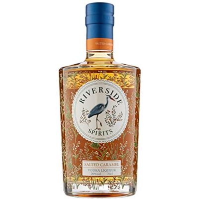 Riverside Spirits Salted Caramel Vodka Liqueur, 70 cl Riverside Spirits Salted Caramel Vodka Liqueur, 70 cl