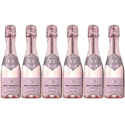Brut Dargent Pinot Noir Rosé, Sparkling Rosé Wine, Brut (6 x 0.2 L) Brut Dargent Pinot Noir Rosé, Sparkling Rosé Wine, Brut (6 x 0.2 L)