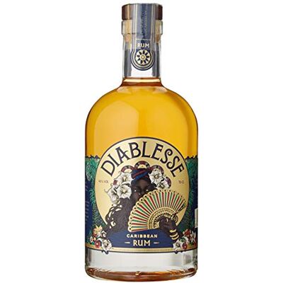 Diablesse Barrel Aged Caribbean Gold Rum 8 years whisky Casks, 70cl (40% ABV) Jamaica, Barbados, Guyana, Award winning, Tropical fruit notes, Chocolate, Butterscotch, Oak, Female owned, no additives Diablesse Barrel Aged Caribbean Gold Rum 8 years whisky Casks, 70cl (40% ABV) Jamaica, Barbados, Guyana, Award winning, Tropical fruit notes, Chocolate, Butterscotch, Oak, Female owned, no additives
