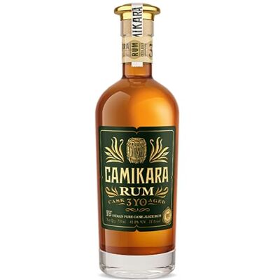 Camikara 3YO Cask Aged Premium Sugarcane Rum Indian Agricole 42.8% vol, 70cl Camikara 3YO Cask Aged Premium Sugarcane Rum Indian Agricole 42.8% vol, 70cl