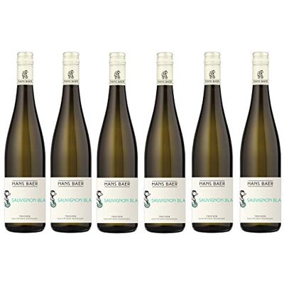 Hans Baer Sauvignon Blanc Dry White Wine from Germany Case of 6 (6 x 0.75 L) Hans Baer Sauvignon Blanc Dry White Wine from Germany Case of 6 (6 x 0.75 L)