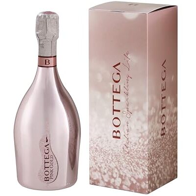 Bottega Pink Gold Prosecco Rosé DOC Sparkling Spumante Brut with Gift Box 750ml Bottega Pink Gold Prosecco Rosé DOC Sparkling Spumante Brut with Gift Box 750ml