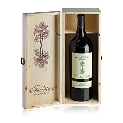 Lo Zoccolaio Langhe Rosso DOC Baccanera Italian Red Wine Magnum with wood case, 1.5L Lo Zoccolaio Langhe Rosso DOC Baccanera Italian Red Wine Magnum with wood case, 1.5L