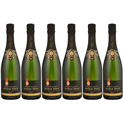 Metz Crémant d'Alsace Dry Sparkling Wine 6 x 75 cl Metz Crémant d'Alsace Dry Sparkling Wine 6 x 75 cl