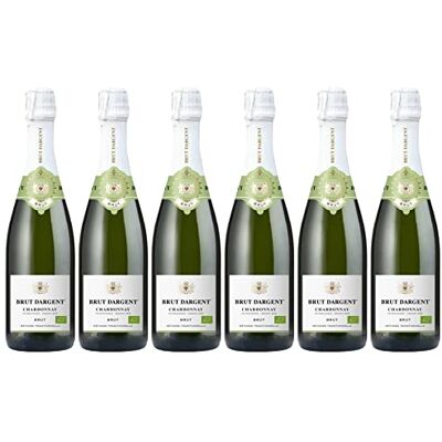 Brut Dargent Chardonnay BIO Sparkling wine Chardonnay dry organic Traditional method Origin : France (6 x 0.75 L) Brut Dargent Chardonnay BIO Sparkling wine Chardonnay dry organic Traditional method Origin : France (6 x 0.75 L)