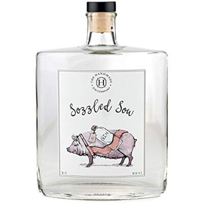 The Handmade Gin Company Sozzled Sow Gin Premium Craft Gin with pear, nutmeg and liquorice 40% ABV 50cl The Handmade Gin Company Sozzled Sow Gin Premium Craft Gin with pear, nutmeg and liquorice 40% ABV 50cl