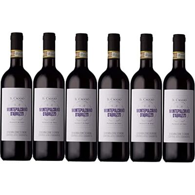 Il Caggio Montepulciano d'Abruzzo Red Wine, 75 cl, Case of 6 Il Caggio Montepulciano d'Abruzzo Red Wine, 75 cl, Case of 6