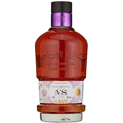 Naud VS COGNAC French Grapes Copper Pot Still Family Distillery Delicate Fruit & Spice 40% Alcohol 700ml Naud VS COGNAC French Grapes Copper Pot Still Family Distillery Delicate Fruit & Spice 40% Alcohol 700ml