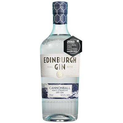 Edinburgh Gin Navy Strength Cannonball Gin 70cl 57.2% ABV High ABV London Dry Award Winning Premium Gin Double Juniper, Citrus and Szechuan Pepper Perfect for Cocktails and Gifts Edinburgh Gin Navy Strength Cannonball Gin 70cl 57.2% ABV High ABV London Dry Award Winning Premium Gin Double Juniper, Citrus and Szechuan Pepper Perfect for Cocktails and Gifts