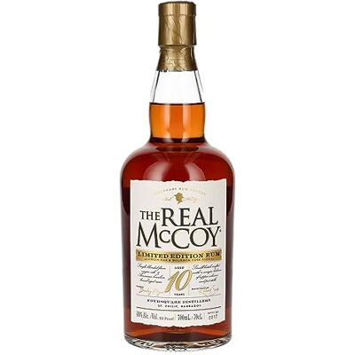 THE REAL MCCOY 10yo Virgin Oak Cask Rum, 70 cl THE REAL MCCOY 10yo Virgin Oak Cask Rum, 70 cl