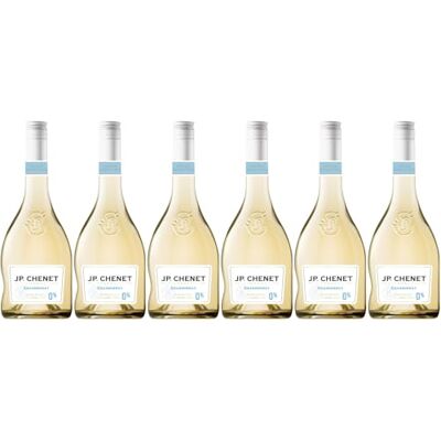 J.P. Chenet JP. Chenet Free Alcohol free White Wine Chardonnay No added flavours, authentic taste Origin : France (6 x 0.75 L) J.P. Chenet JP. Chenet Free Alcohol free White Wine Chardonnay No added flavours, authentic taste Origin : France (6 x 0.75 L)