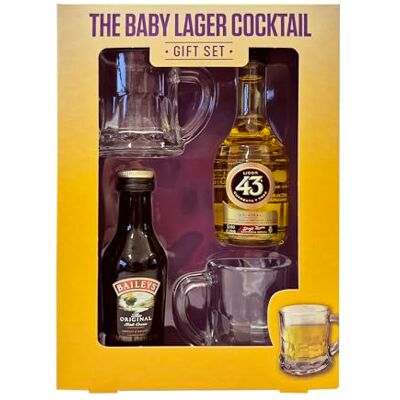 Blue Tree The Baby Lager Cocktail – 5cl Baileys The Original Irish Cream (17%), 5cl Licor 43 Premium Spanish Liqueur (31% ABV). By Gifts. Blue Tree The Baby Lager Cocktail – 5cl Baileys The Original Irish Cream (17%), 5cl Licor 43 Premium Spanish Liqueur (31% ABV). By Gifts.