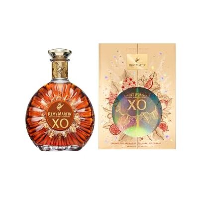 Remy Martin XO Cognac Fine Champagne 2025 Limited Edition The Heart of Cognac Collection Golden Gift Box & Collector's Decanter 70cl Remy Martin XO Cognac Fine Champagne 2025 Limited Edition The Heart of Cognac Collection Golden Gift Box & Collector's Decanter 70cl