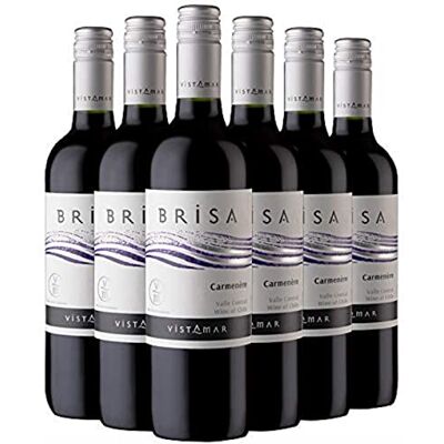 Vistamar Brisa Carmenere Red Wine, 75 cl, Case of 6 Vistamar Brisa Carmenere Red Wine, 75 cl, Case of 6