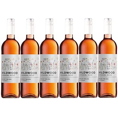 Wildwood Zinfandel Rose Wine, 75 cl, Case of 6 Wildwood Zinfandel Rose Wine, 75 cl, Case of 6