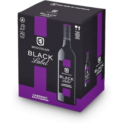 McGuigan Black Label Cabernet Sauvignon Red Wine, 75 cl (Case of 6),alcohol content may vary (12.5/13 Percent by Volume) McGuigan Black Label Cabernet Sauvignon Red Wine, 75 cl (Case of 6),alcohol content may vary (12.5/13 Percent by Volume)