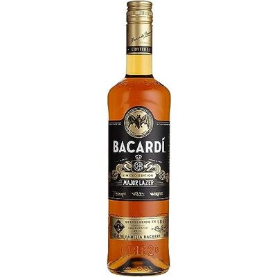 Bacardi Limited Edition Major Lazer Premium Gold Rum, 40% ABV, 70cl Premium Gold Rum, Limited Edition Collector's Spirits Gift, Smooth Cocktail Base, 700ml Bacardi Limited Edition Major Lazer Premium Gold Rum, 40% ABV, 70cl Premium Gold Rum, Limited Edition Collector's Spirits Gift, Smooth Cocktail Base, 700ml