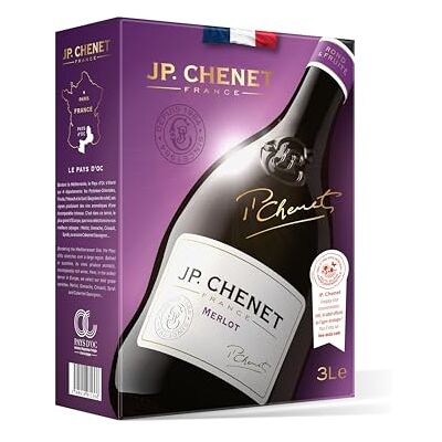 J.P. Chenet JP. Chenet Merlot Red Wine Bag in Box (1 x 3L) J.P. Chenet JP. Chenet Merlot Red Wine Bag in Box (1 x 3L)