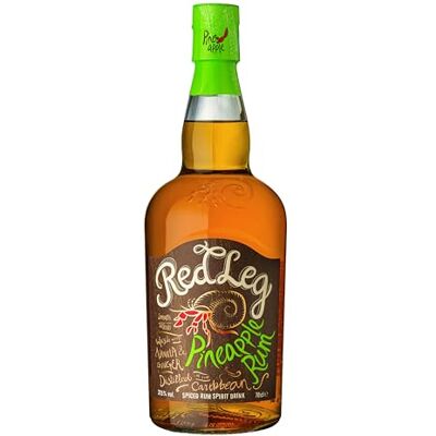 Red Leg RedLeg Pineapple Rum Premium Caribbean rum infused with pineapple, 70cl (Packaging May Vary) Red Leg RedLeg Pineapple Rum Premium Caribbean rum infused with pineapple, 70cl (Packaging May Vary)