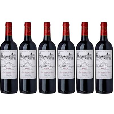 chateau laffitte laujac French Red Wine Grand Vin Rouge Bordeaux Cru Bourgeois in 1932- AOP Médoc 6 bottles Pack (13.5%) chateau laffitte laujac French Red Wine Grand Vin Rouge Bordeaux Cru Bourgeois in 1932- AOP Médoc 6 bottles Pack (13.5%)