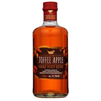 KIN Toffee Apple Vodka 20.3% ABV, 70cl Bottle KIN Toffee Apple Vodka 20.3% ABV, 70cl Bottle