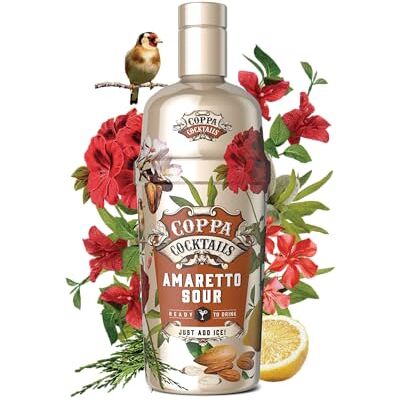 Coppa Cocktails Ready-to-Drink Amaretto Sour Easy Premium Pre-Mixed Just Add Ice 14.9% ABV 70cl Coppa Cocktails Ready-to-Drink Amaretto Sour Easy Premium Pre-Mixed Just Add Ice 14.9% ABV 70cl