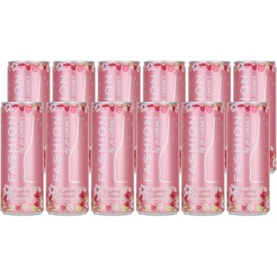 J.P. Chenet JP Chenet Fashion Raspberry & Hibiscus, Aromatised Sparkling Wine, Ready-to-drink cocktail in a can (12 x 0,25cl) J.P. Chenet JP Chenet Fashion Raspberry & Hibiscus, Aromatised Sparkling Wine, Ready-to-drink cocktail in a can (12 x 0,25cl)