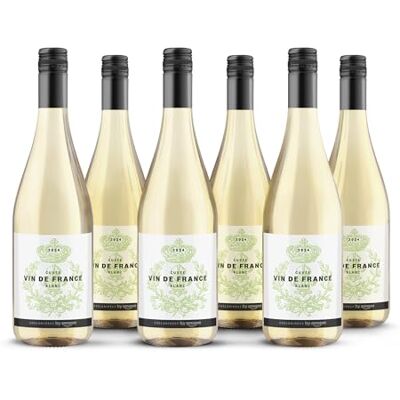 by Amazon Vin De France Cuvée Blanc French White Wine, 75cl x 6 by Amazon Vin De France Cuvée Blanc French White Wine, 75cl x 6