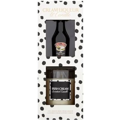 Blue Tree Baileys Original Irish Cream Gift Set – 5cl Miniature Liqueur with Irish Cream Scented Candle – Premium Pamper Present by Gifts Blue Tree Baileys Original Irish Cream Gift Set – 5cl Miniature Liqueur with Irish Cream Scented Candle – Premium Pamper Present by Gifts