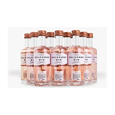 Salcombe Gin 'Rose Sainte Marie' Miniature Pack, 12 x 5cl Salcombe Gin 'Rose Sainte Marie' Miniature Pack, 12 x 5cl