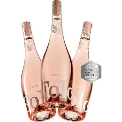 Folc English Rosé Wine Elegant Pale Pink, Beautifully Refreshing with Wild Strawberry Flavours, Crisp and Dry, Gift for Any Occasion, Send to Good Folk (3 x 75cl Bottles) Folc English Rosé Wine Elegant Pale Pink, Beautifully Refreshing with Wild Strawberry Flavours, Crisp and Dry, Gift for Any Occasion, Send to Good Folk (3 x 75cl Bottles)