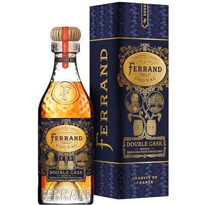 Ferrand Pierre Double Cask Réserve Cognac, Grande Champagne, finished 1 year in Banyuls fortified wine casks, open-flame double distilled, 70cl 42.3% ABV – sipping, Sidecar cocktails & gifting Ferrand Pierre Double Cask Réserve Cognac, Grande Champagne, finished 1 year in Banyuls fortified wine casks, open-flame double distilled, 70cl 42.3% ABV – sipping, Sidecar cocktails & gifting