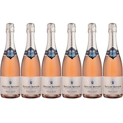 Francois Montand Sparkling Wine Rosé Brut Traditional Method France (6 x 0.75 L) Francois Montand Sparkling Wine Rosé Brut Traditional Method France (6 x 0.75 L)