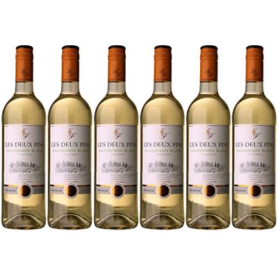 Les Deux Pins Sauvignon Blanc White Wine (6 x 0,75 L) Les Deux Pins Sauvignon Blanc White Wine (6 x 0,75 L)