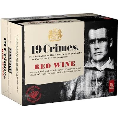 19 Crimes Red Wine Can 187ml x 12 19 Crimes Red Wine Can 187ml x 12