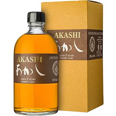 Akashi Japanese Whisky Single Malt 5-Year-Old Sherry Cask, 70cl Gift Box Akashi Japanese Whisky Single Malt 5-Year-Old Sherry Cask, 70cl Gift Box