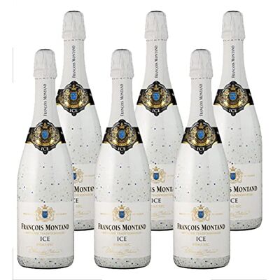 Francois Montand Sparkling Wine ICE Méthode Traditionnelle ICE Demi-Sec France (6 x 0.75 L) Francois Montand Sparkling Wine ICE Méthode Traditionnelle ICE Demi-Sec France (6 x 0.75 L)