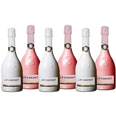 J.P. Chenet JP Chenet Ice Edition Sparkling White Wine & Sparkling Rosé Wine, Medium Dry Mixed Case of 6 France (6 x 0.75 L) J.P. Chenet JP Chenet Ice Edition Sparkling White Wine & Sparkling Rosé Wine, Medium Dry Mixed Case of 6 France (6 x 0.75 L)