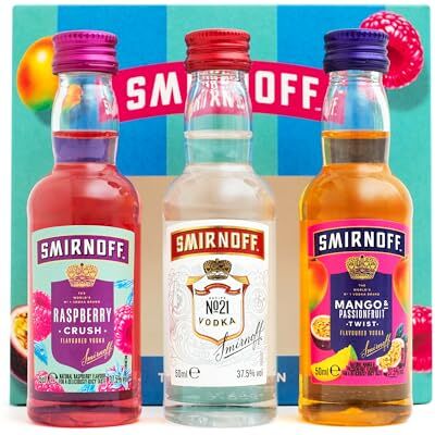 BEAMS INTERNATIONAL Smirnoff Flavoured Vodka Gift Set, 3 x 5 cl BEAMS INTERNATIONAL Smirnoff Flavoured Vodka Gift Set, 3 x 5 cl