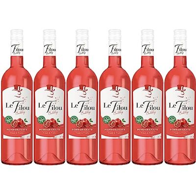 Le Filou Bubbly Pomegranate Flavoured and sparkling wine cocktail (6 x 0,75L) Le Filou Bubbly Pomegranate Flavoured and sparkling wine cocktail (6 x 0,75L)
