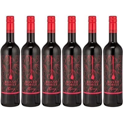 Rosso Nobile Cherry, Noble Red Wine with fine Cherry aromas (6 x 0.75 l) Rosso Nobile Cherry, Noble Red Wine with fine Cherry aromas (6 x 0.75 l)
