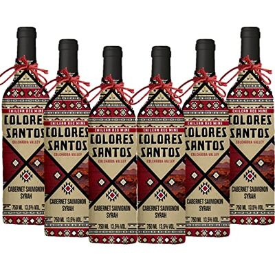 Colores Santos Chilean Red Wine Colchagua Valley Cabernet Sauvignon, Syrah (6 x 0,75 L) Colores Santos Chilean Red Wine Colchagua Valley Cabernet Sauvignon, Syrah (6 x 0,75 L)