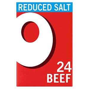 OXO 24 Reduced Salt Big Flavour Beef Stock Cubes, 142 g (Pack of 1)