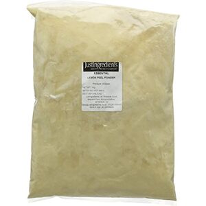 JustIngredients Essentials Lemon Peel Powder 1kg, Lemon Powder for Drinking, Cooking and Baking JustIngredients Essentials Lemon Peel Powder 1kg, Lemon Powder for Drinking, Cooking and Baking